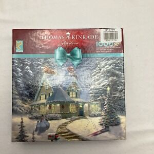Thomas Kinkade Studios 1000 Piece Midnight Deliver Jigsaw Puzzle New Sealed